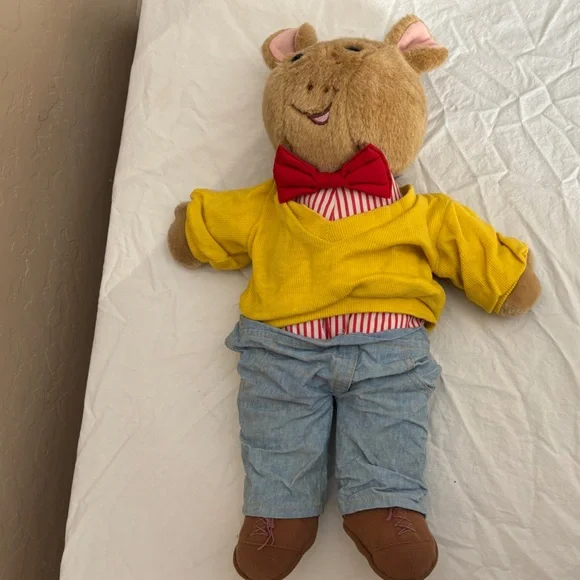 1987 Arthur Set Collection 3 Arthur Dolls 1 DW Read 1 Backpack Original PBS - Picture 3 of 15